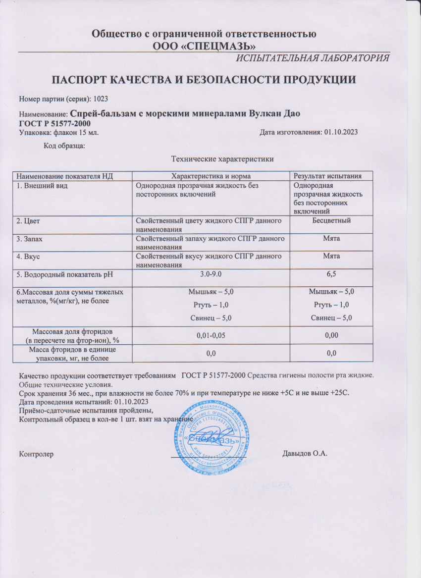 Паспорт №102023